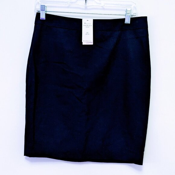 NWT Banana Republic Navy Wool Pencil Skirt – Classic & Professional - Picture 1 of 4